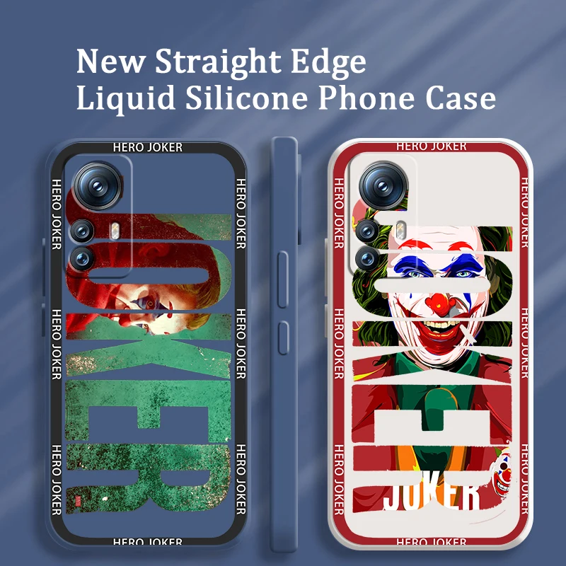 

Phone Case For Xiaomi Mi 12S 12X 12T 12 11i 11T 11 10 10S 10T Pro Lite Ultra 5G Luxury Cool Joker Logo Anime Liquid Rope Cover