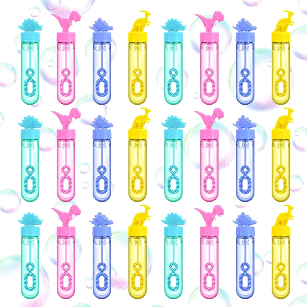 

24 шт. палочки для пузырьков динозавров, мини-палочка для детской вечеринки