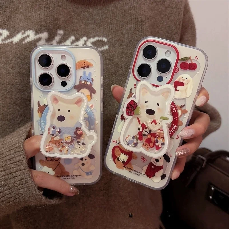 Милый мультяшный кролик вишневый кофейный медведь Magsafe чехол для беспроводной