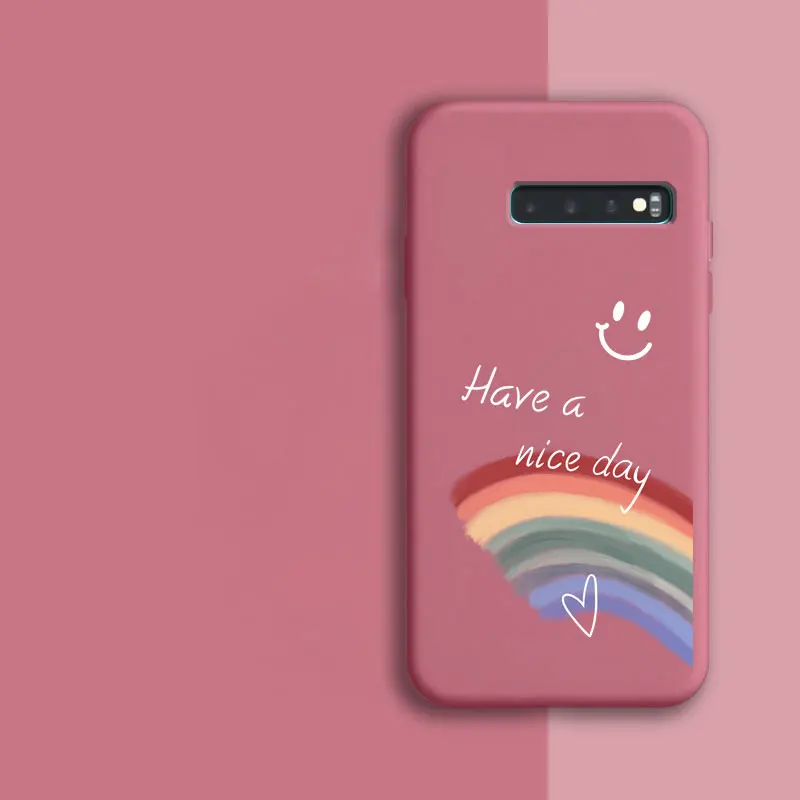 

Phone Case For Samsung S8 Plus S9 S10 S20 Note 8 9 Funda Luxury Silicone Soft Shell Fashion Ultra-thin Back Cover Coque