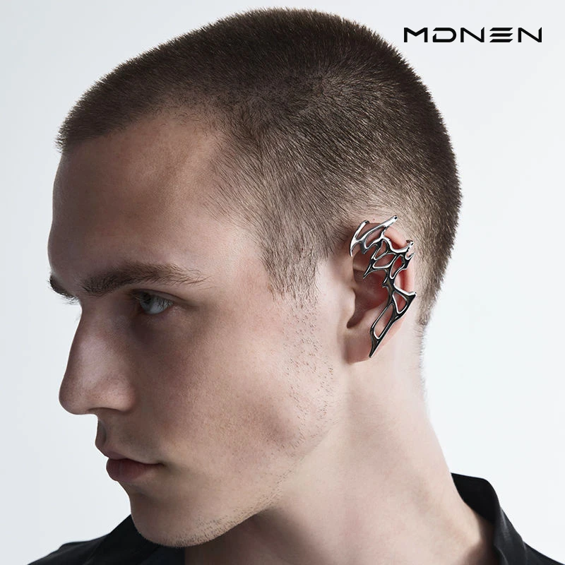 

2023 new hollow piercing ear hanging men and women earrings for women earings jewelry