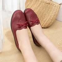 new fashion spring summer soft leather women flat loafers high quality leather women flats shoes mocasines casual shoes female