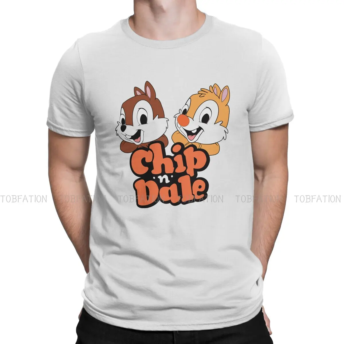 

Head Classic Man's TShirt Disney Chip and Dale Film Crewneck Short Sleeve 100% Cotton T Shirt Funny High Quality Birthday Gifts