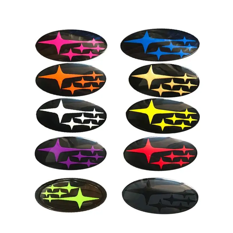 Автостайлинг из углеродного волокна передний капот задний багажник эмблема