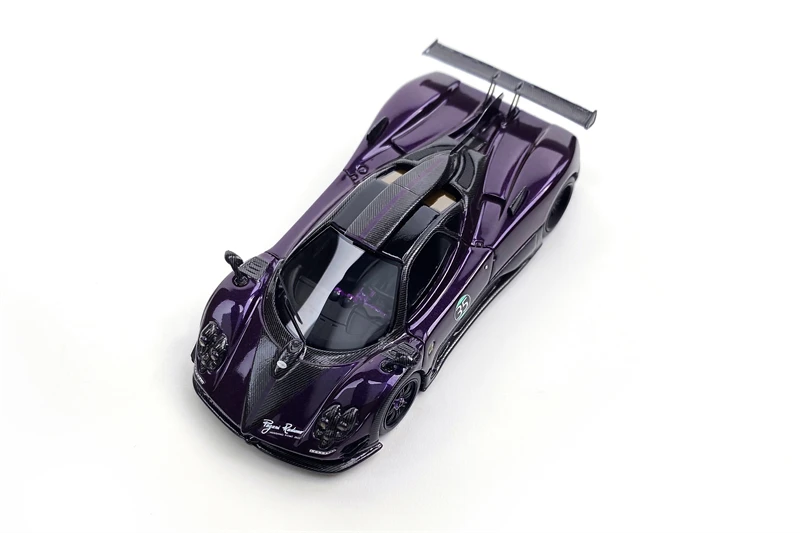 U2 1:64 Pagani 760LH фиолетовая/белая модель автомобиля из смолы