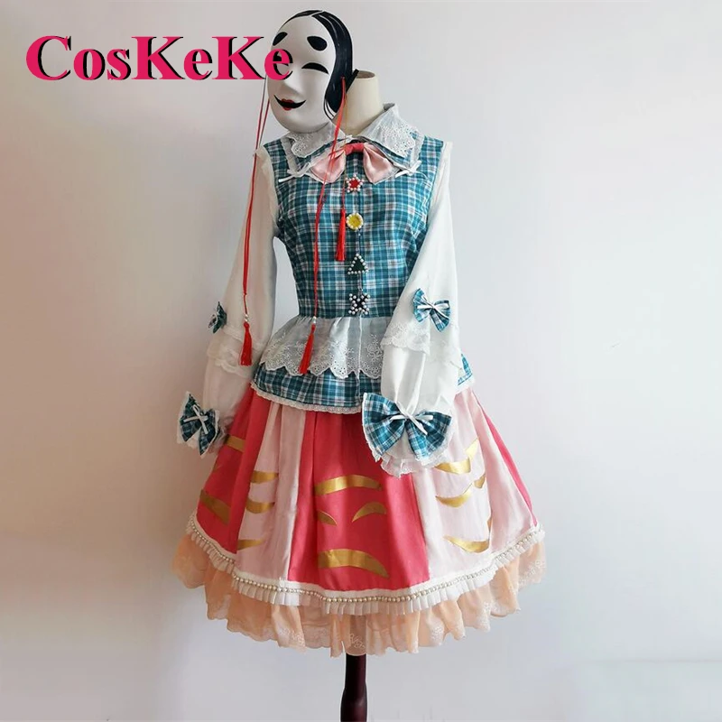 

[Индивидуальное изготовление] Хата No Kokoro Косплей Аниме игра Touhou костюм к-проект милое строгое платье