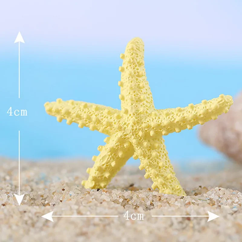 2 шт. украшение для аквариума средиземноморская смола морские звезды