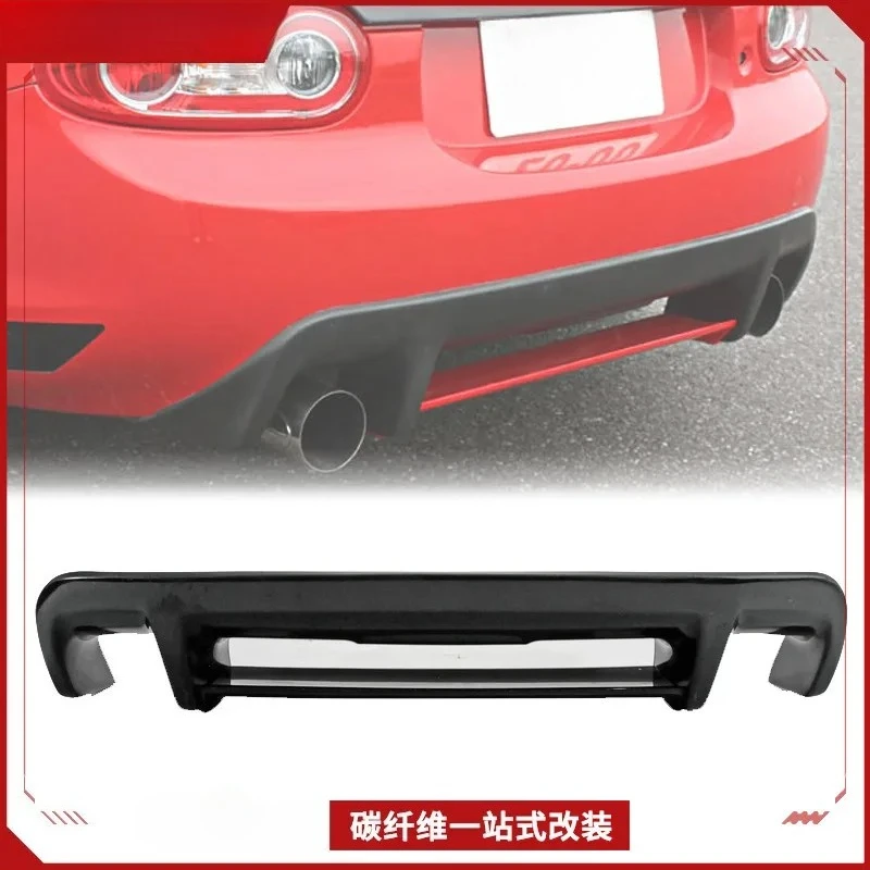 Фото Подходит для Miata Mazda MX5 NC, модификация бампера, часть GVN, задняя часть спойлера из углеродного волокна, базовая пластина №2
