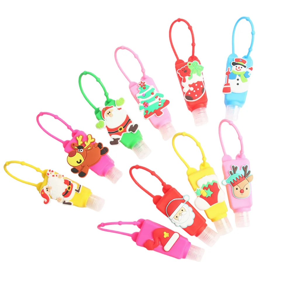 

10 Kids Empty Bottle Holder Empty Bottle Holder Cartoon Bottle Keychain