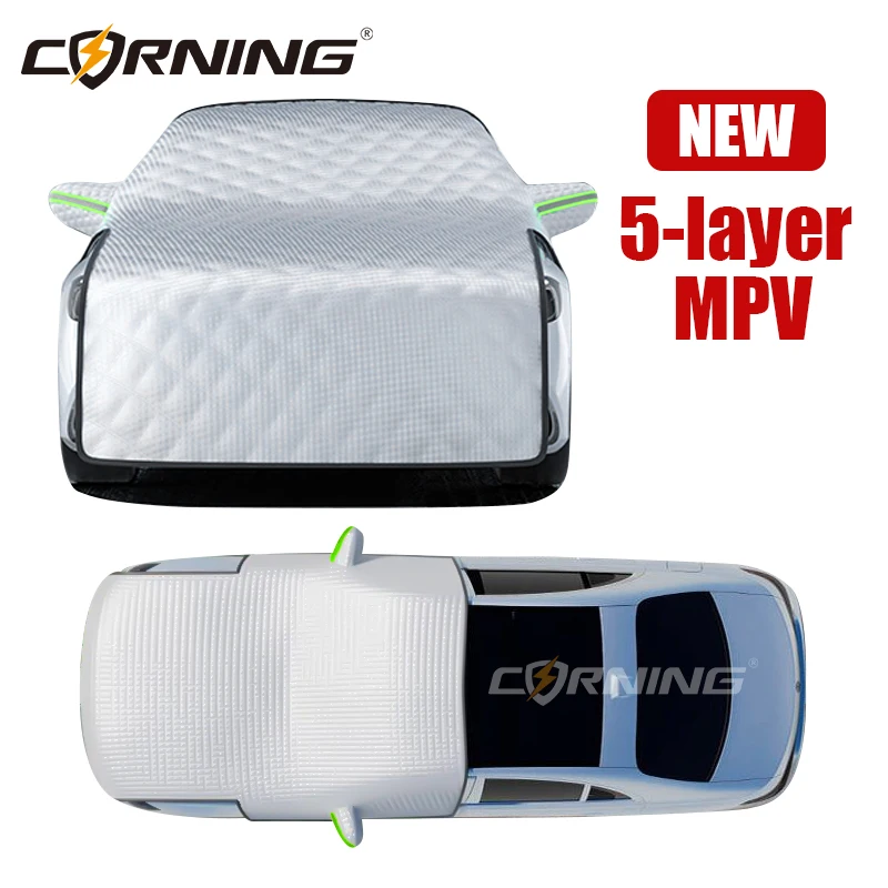 

3/5-слойный толстый чехол для автомобиля тент для автомобиля автомобиль снег крышка лобовое стекло капот защита крышка снегозащитный анти мороз солнцезащитный тент протектор зима автозапчасти тент автомобиля