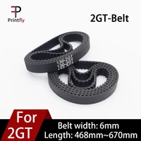 printfly 2mgt 2m 2gt synchronous timing belt pitch length %e2%80%8b468480484488494630640650 660670mm width 6mm rubber closed