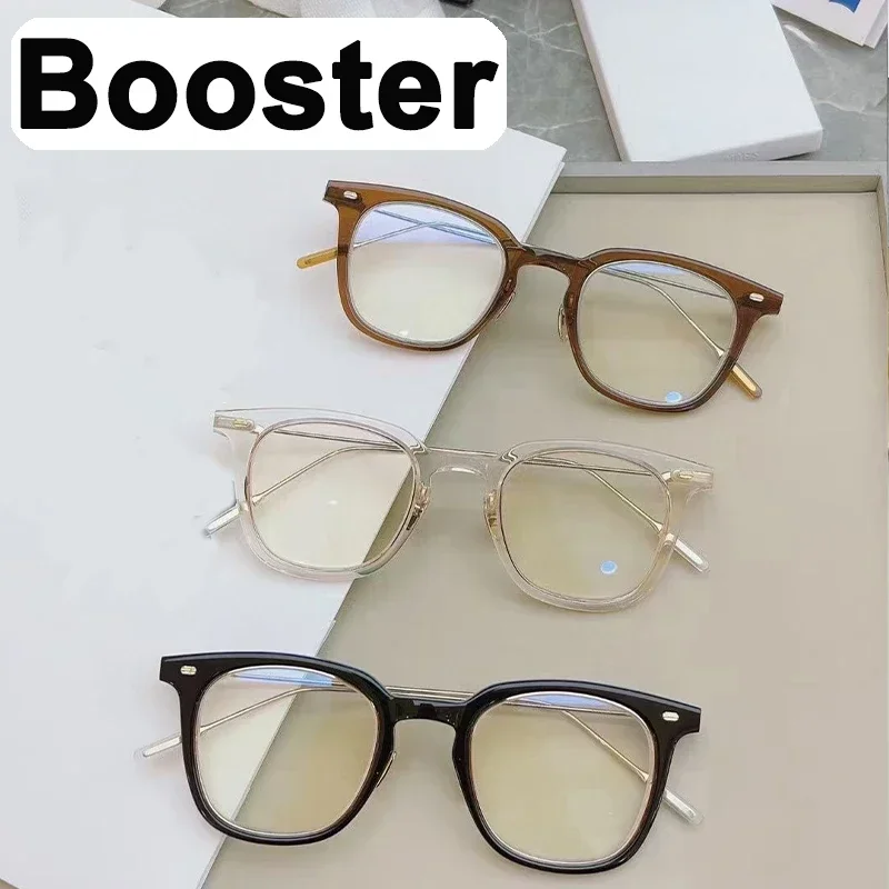 

Booster GENTLE YUUMI Glasses For Men Women Optical Lenses Eyeglass Frames Eyewear Transparent Blue Anti Light Luxury Brand Monst