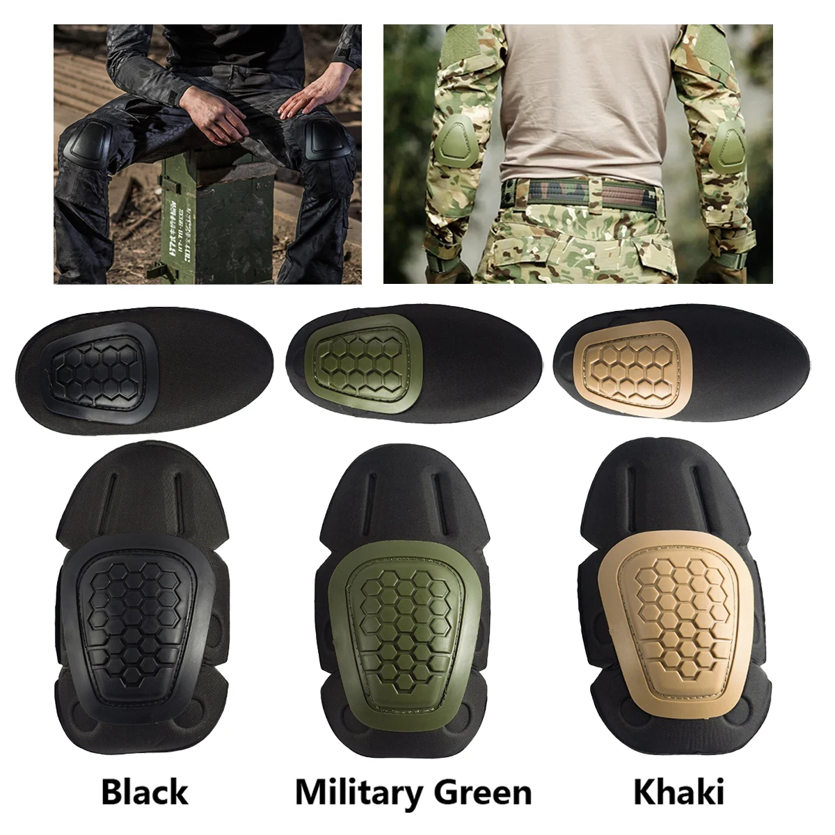 Тактический наколенник для занятий спортом на открытом воздухе охоты защитное