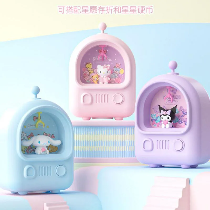 

Kuromi Cinnamoroll Hellow Kitty Sanrio плюшевая Милая мультяшная Милая домашняя спальня спальный светильник Копилка Аниме Игрушки для девочек подарок