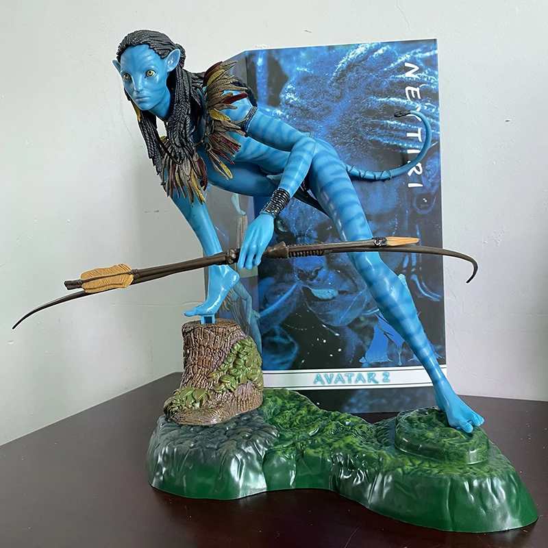Скидка Сумасшедшие игрушки 1:6 Аватар 2 Нейтири статуя Джейка Салли ПВХ фигурки модели игрушки 50 см