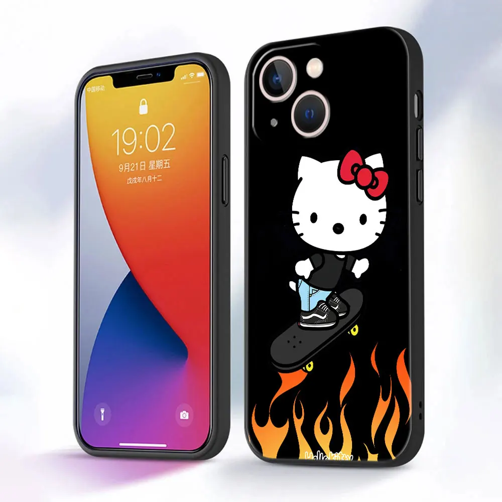 Чехол для Google Pixel 5a 4a 3 4 XL 5 6 Pro 4G матовый Оригинальный чехол с рисунком Hello Kitty