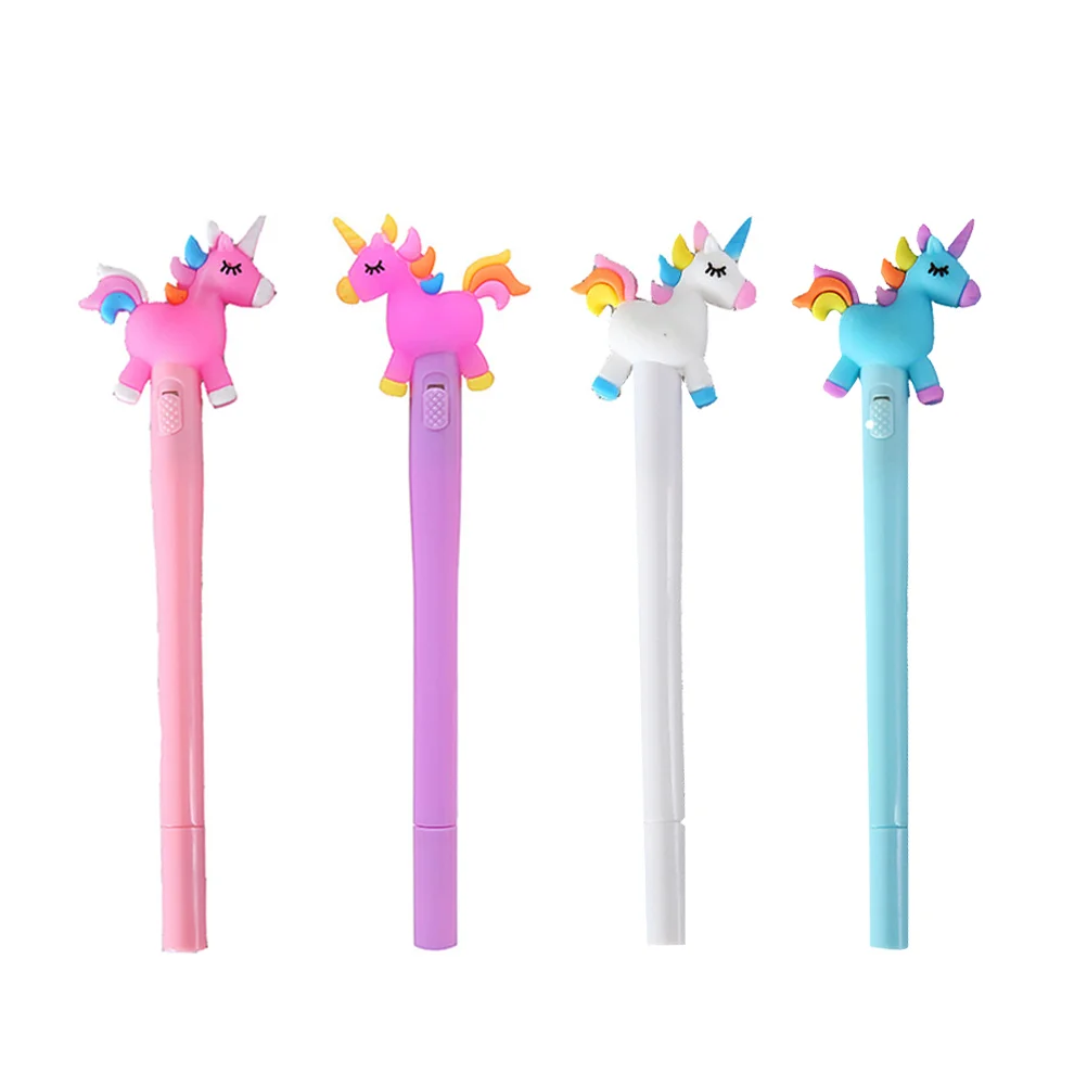 

4pcs Portable Glowing Sign Pens Children Writing Pens Adorable Signature Pens
