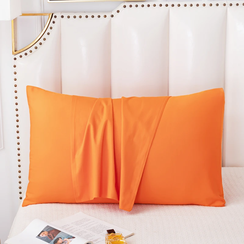 

Pillow Case Pure Cotton Envelope Pillowcover High-Quality Solid Color Pillowcase 50x75 70x70 Bedding Sleep Pillow Cover