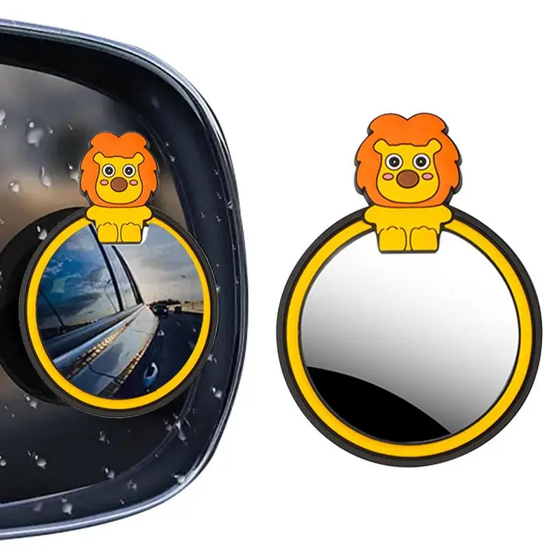 

Blindspot Mirror For Car 2pcs Stick-on Round HD Glass Rearview Mirrors 360 Wide Angle Reversing Rear View Mirror For Vehicles