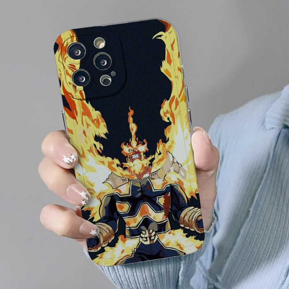 Чехол для телефона с аниме All Might Toshinori Yagi IPhone 11 12 13 14 15 Plus Pro Max прозрачный мягкий