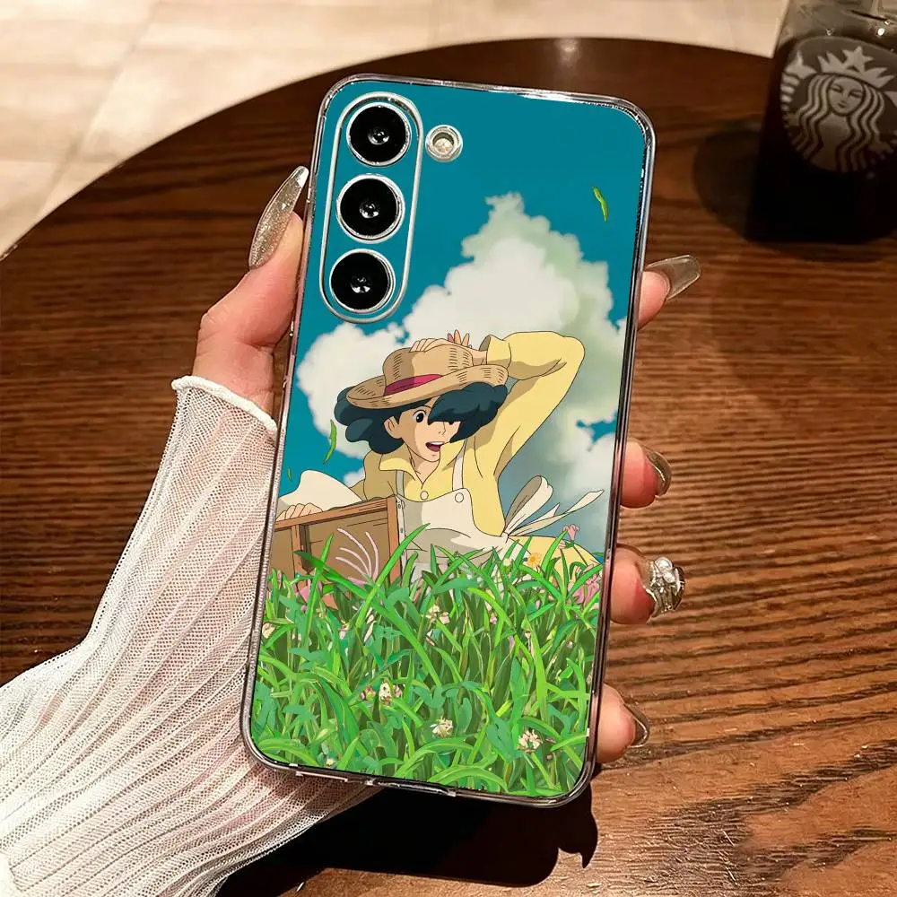 Фото Чехол для телефона Amine The Wind Rises, прозрачный силиконовый мягкий чехол для Samsung A10,12,20,21S,30,31,40,50,51,52,70,71 №3
