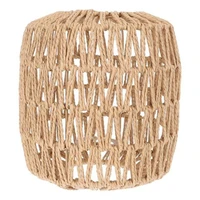 simulated rattan lamp cover handmade woven chandelier vintage lampshade home decor hanging pendant bedroom