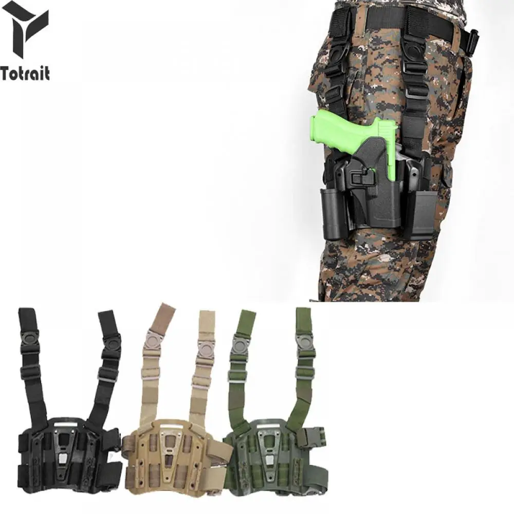 

Tactical New Totrait High Quality Leg Plate Universal Accessory Holster For Hunting Gun Accessories