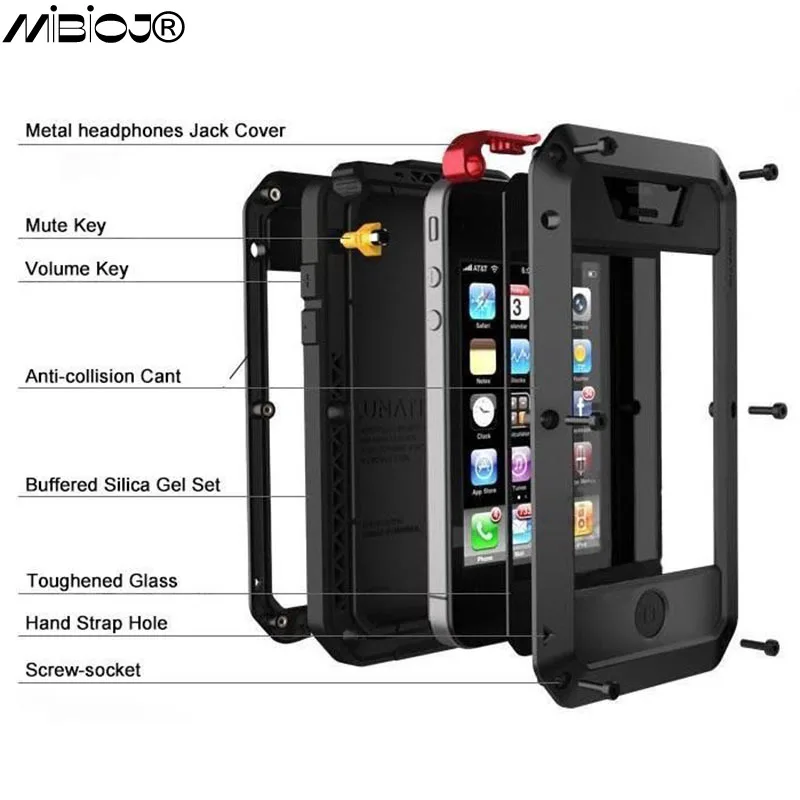 Tanie Dla IPhone 14 13 12 11 Pro XS MAX XR 8 7 Plus 5S Heavy Duty Doom Pancerz Metal Aluminium Odporna Na Wstrząsy Obudowa Wodoodporna Obudowa Telefonu Tanie Dla IPhone 14 13 12 11 Pro XS MAX XR 8 7 Plus 5S Heavy Duty Doom Pancerz Metal Aluminium Odporna Na Wstrząsy Obudowa Wodoodporna Obudowa Telefonu