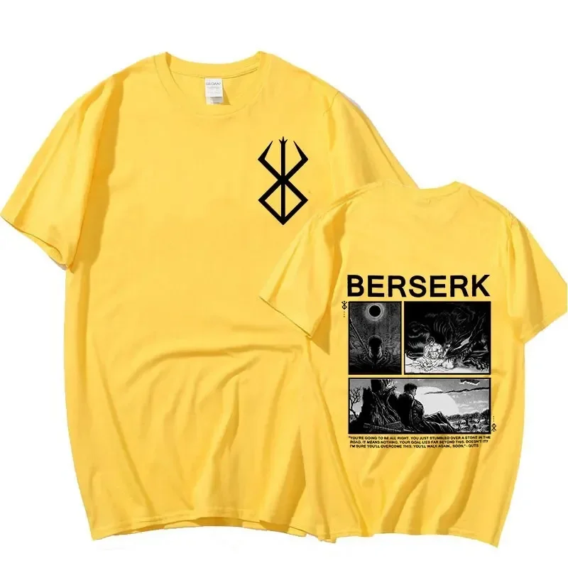 Футболка мужская двусторонняя с принтом модная рубашка рисунком манга меча