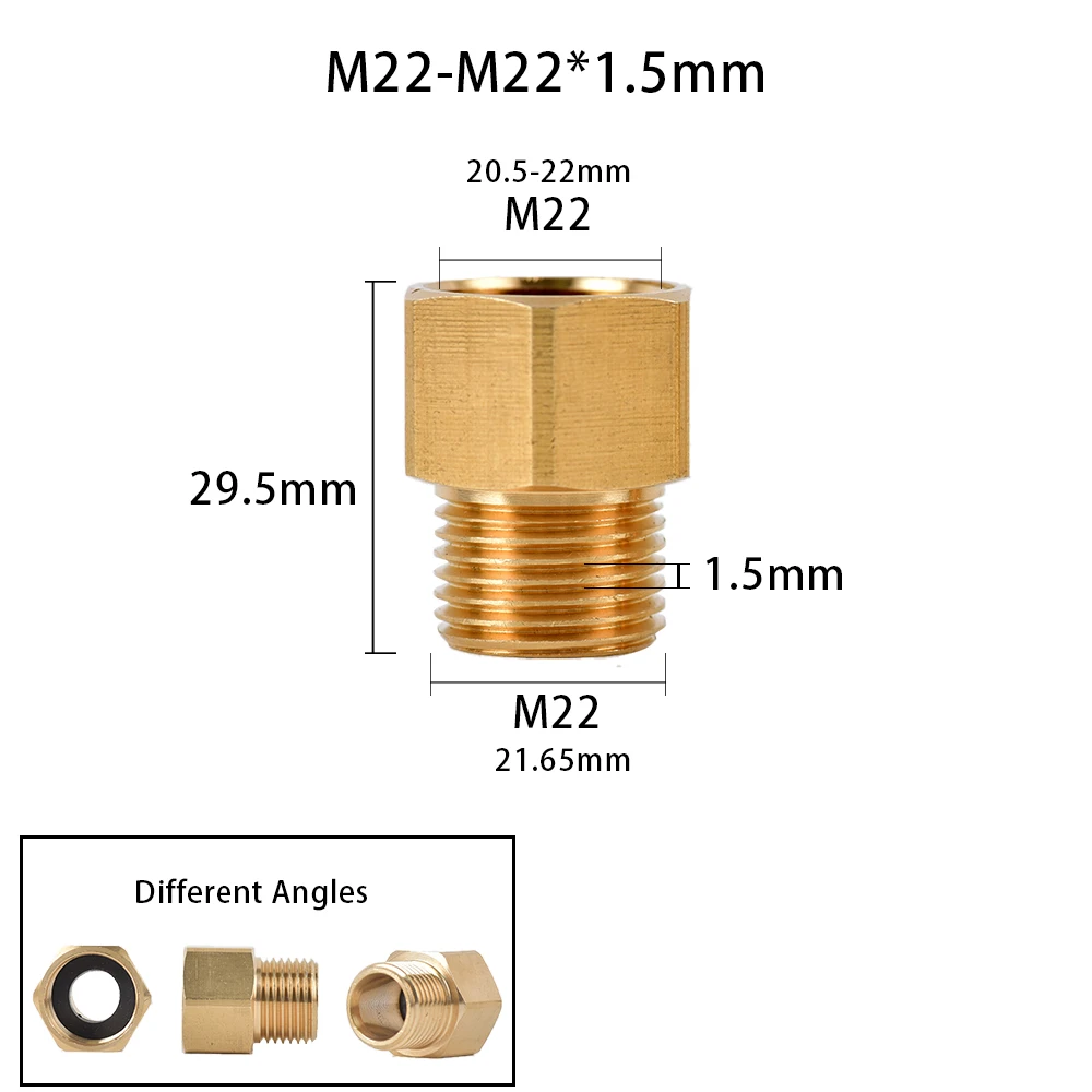 

Латунный резьбовой соединитель 3/8" 1/2" M14 M18 M22