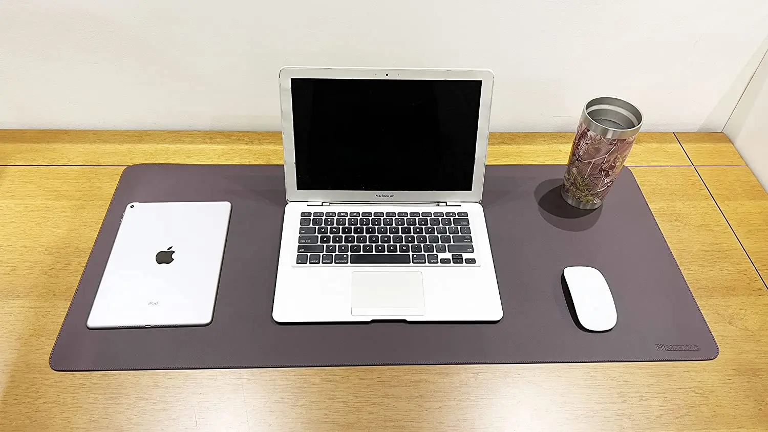

NEW Mouse Pad Portátil Minimalista M1 Couro Ecológico Grande 90x40 Coffe -