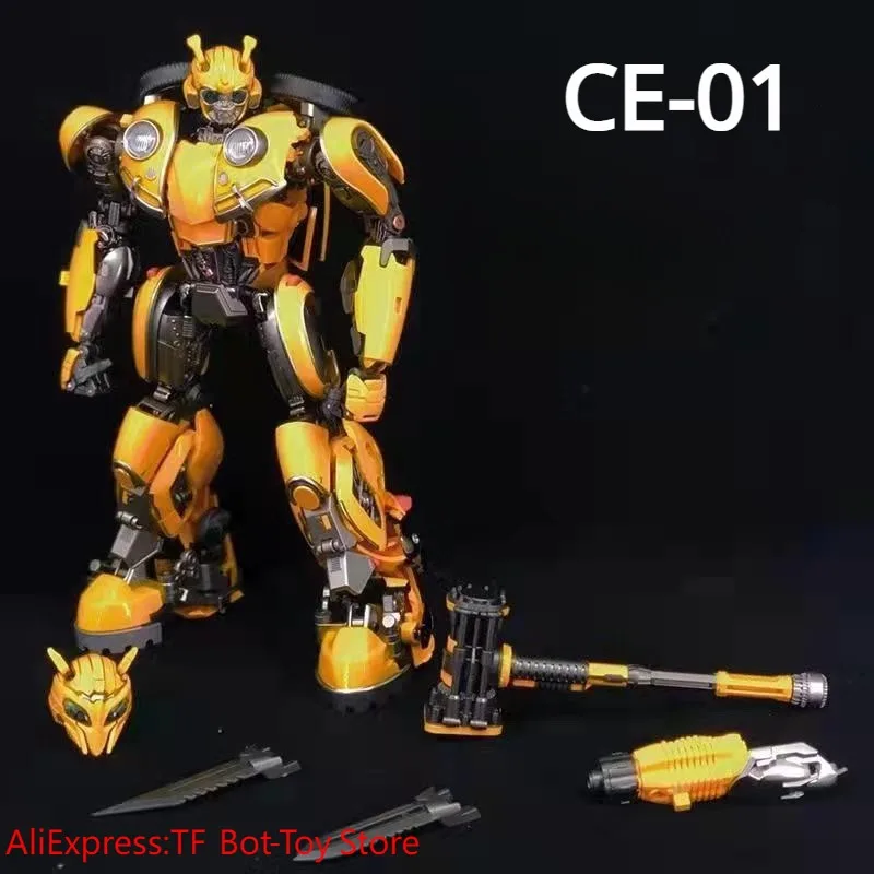 

【IN STOCK】Transformation CE-01 CE01 Bee Gaiden Autobot Model KO TC02 Soldier Bee Double-Headed Carving with Light Action Figure