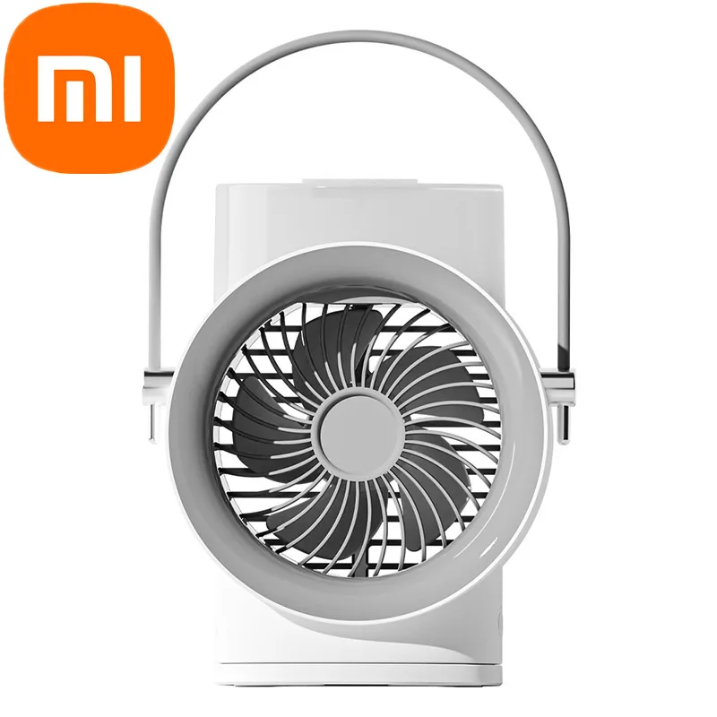 Xiaomi multifunctional air cooling fan home appliances usb rechargeable air conditioner water cooling fan with humidifier led la