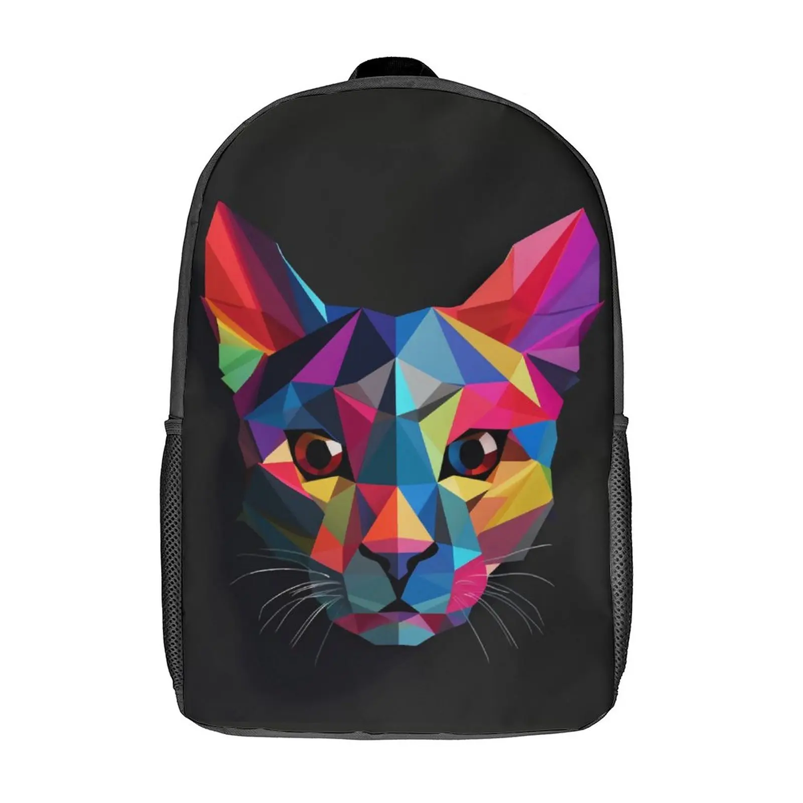 

Рюкзак с изображением кота, Геометрическая бумага, спортивные рюкзаки для мальчиков, милые школьные сумки, дизайнерский рюкзак с принтом