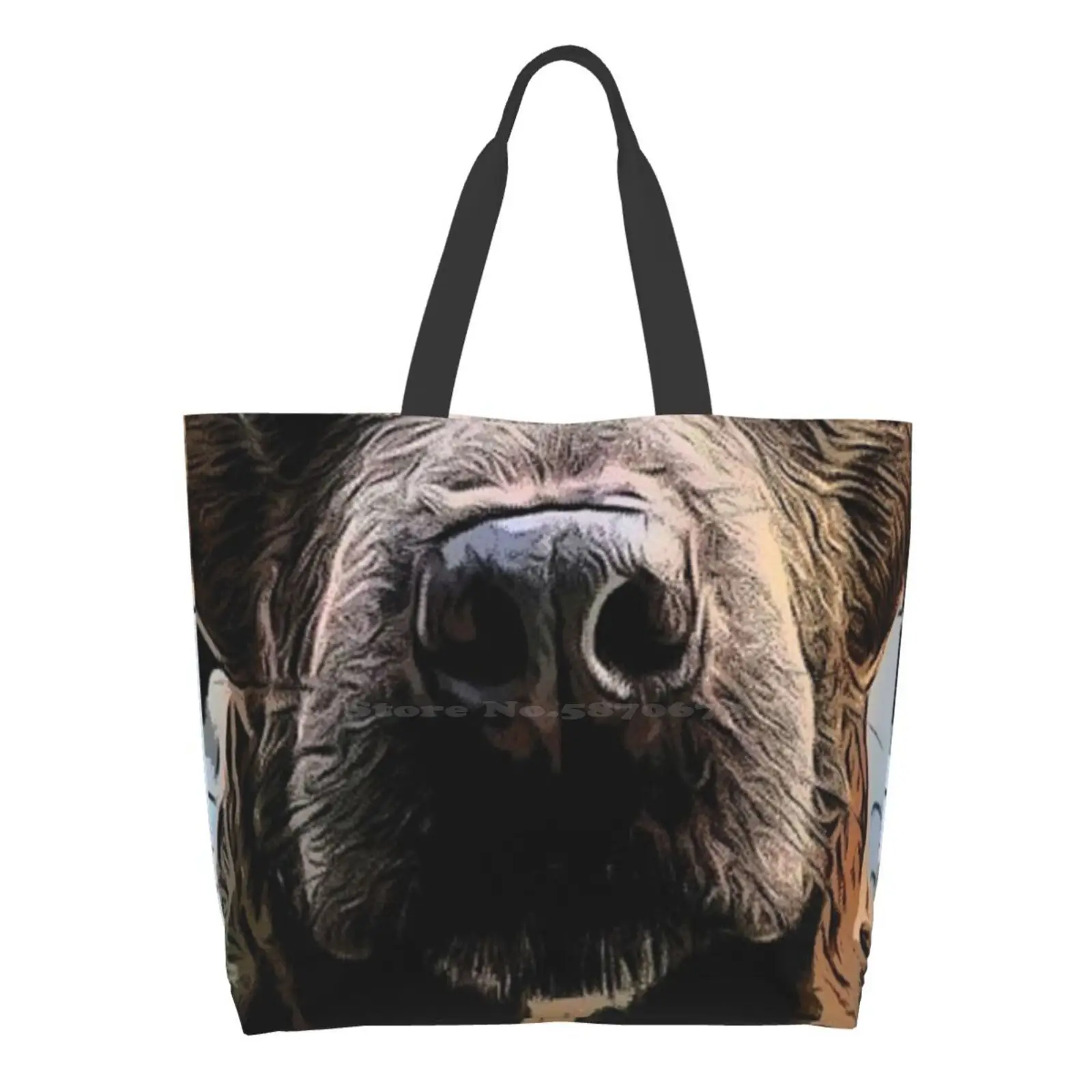

Staf Shire Bull Terrier Mouth Shopping Bags Girls Fashion Casual Pacakge Hand Bag Cute Animal Favorite Animal Funny Funny