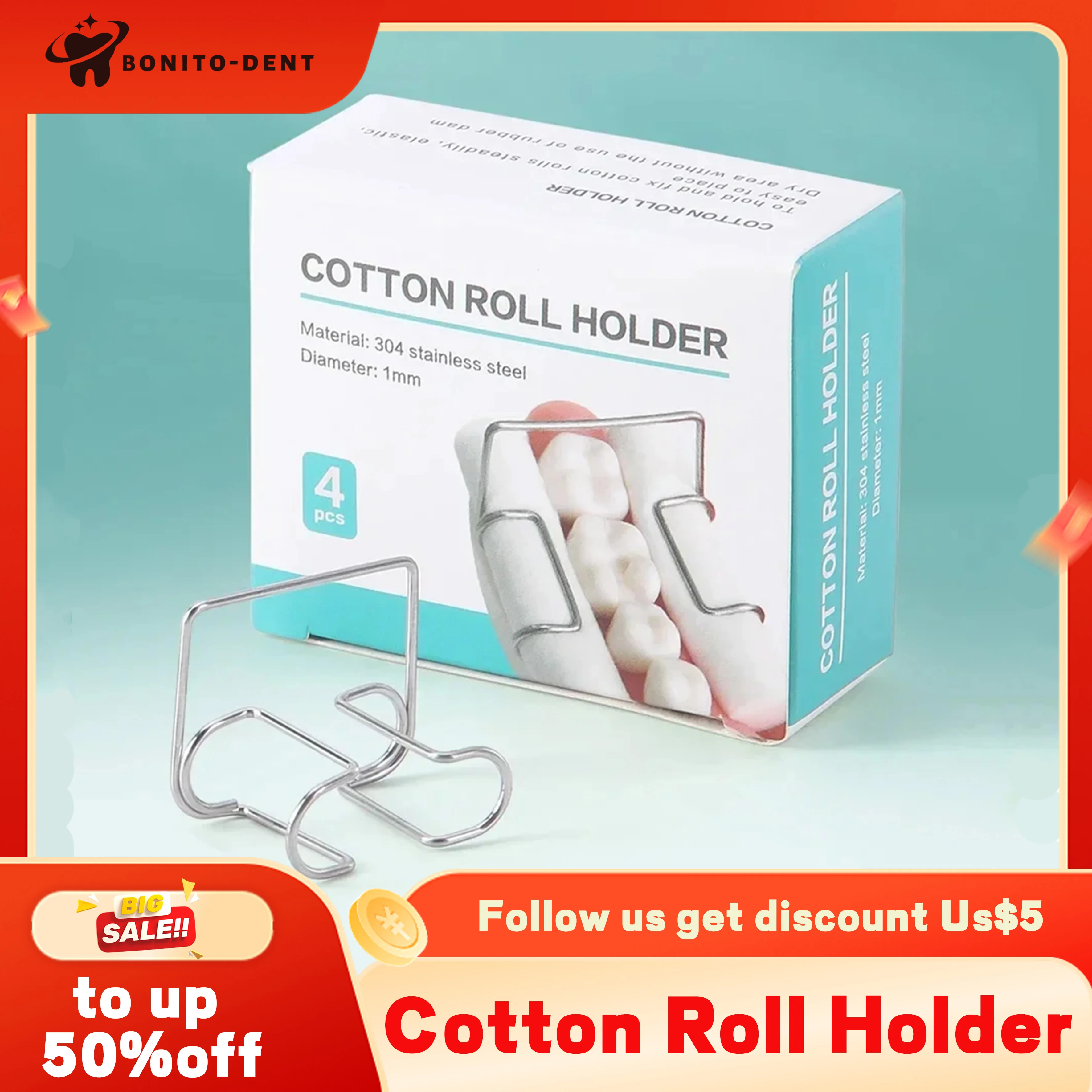 4 шт. держатель для ватного рулона зажим из нержавеющей стали принадлежности