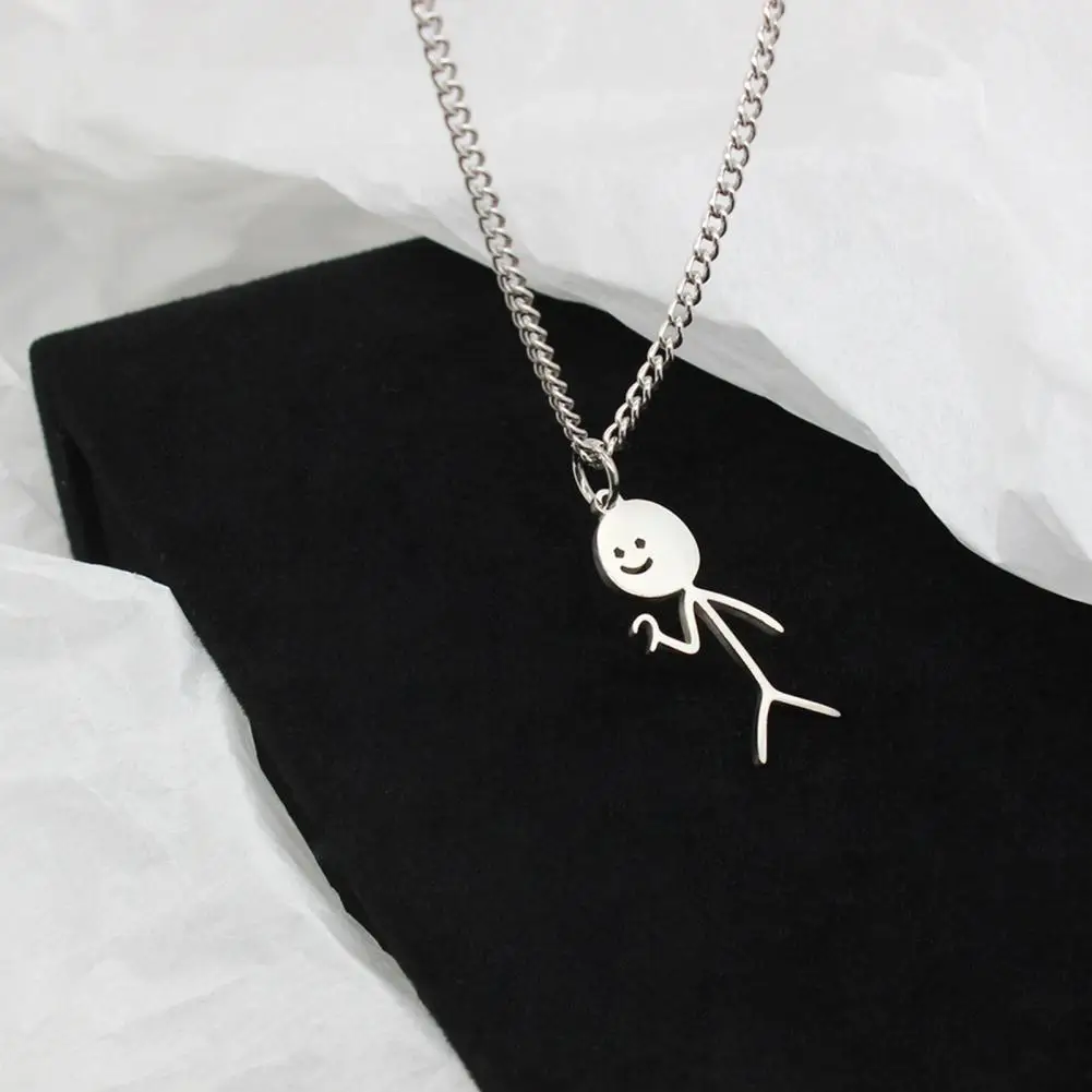 Ожерелье из нержавеющей стали в форме сердца