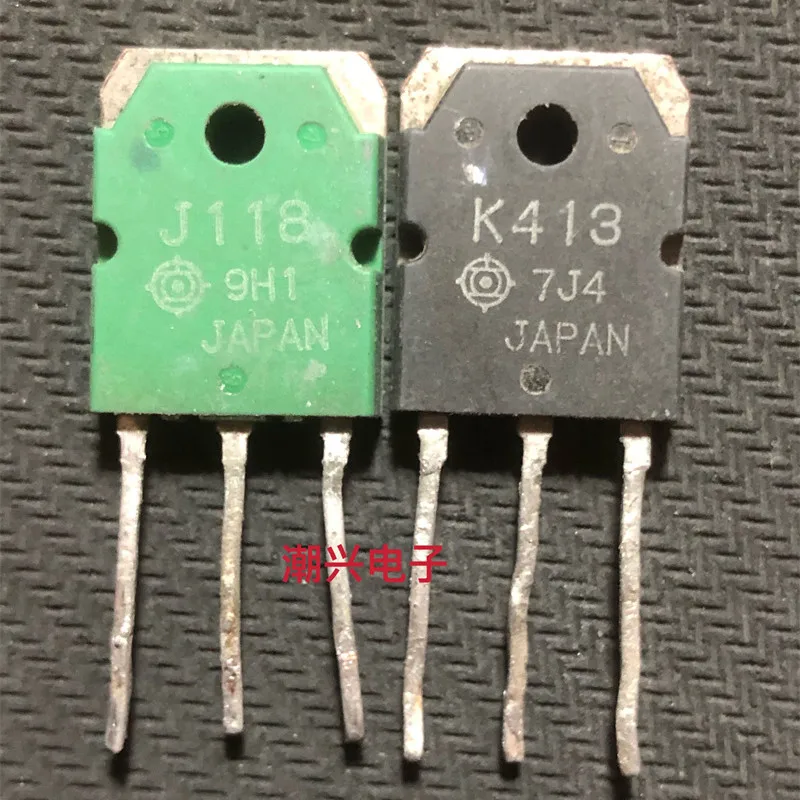 1 пара оригинальных подержанных товаров K413 J118 2SK413 2SJ118 соединительная трубка