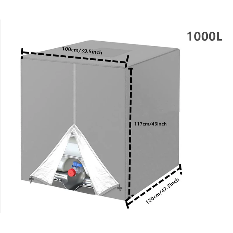 Крышка ведра 1000 л наружный бак водонепроницаемый пылезащитный изолированный