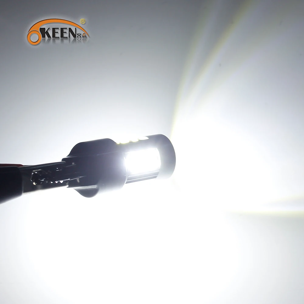 OKEEN 2PCS Car Signal Lamp T20 7440 Led Canbus Bulbs 42SMD 2016 Chips Interior Reading Light Wedge Side Lamps 12V - купить по