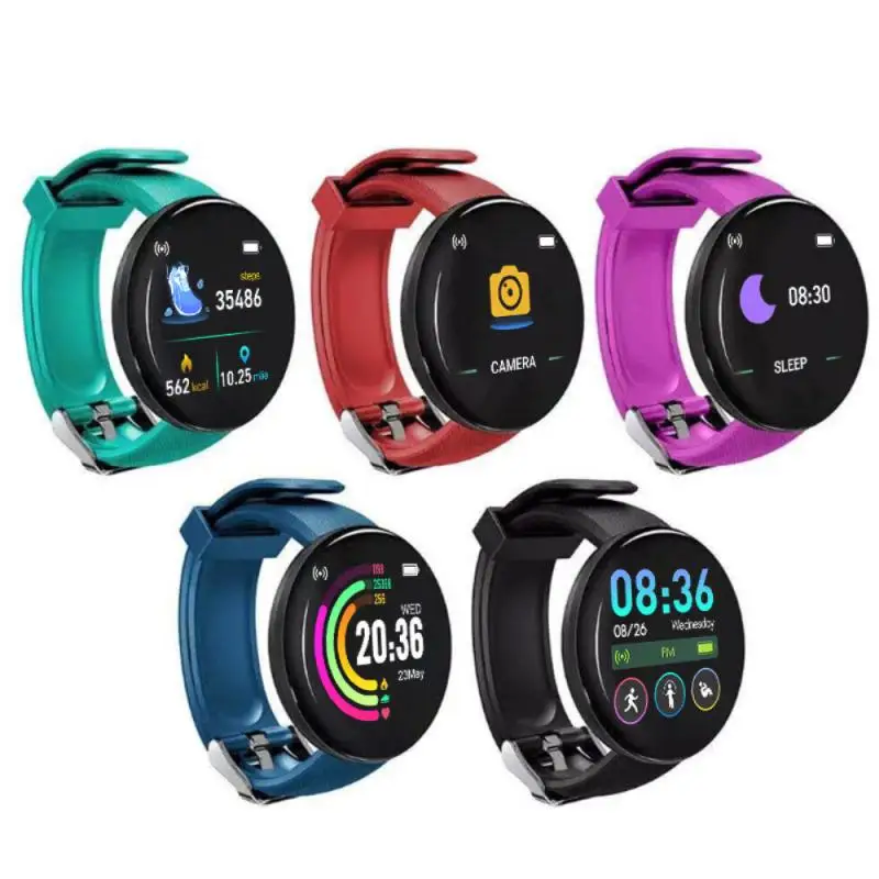 

Smart Watch Round Blood Pressure Heart Rate Monitor Men Fitness Tracker SmartWatch Android IOS Women Sport Electron Clock
