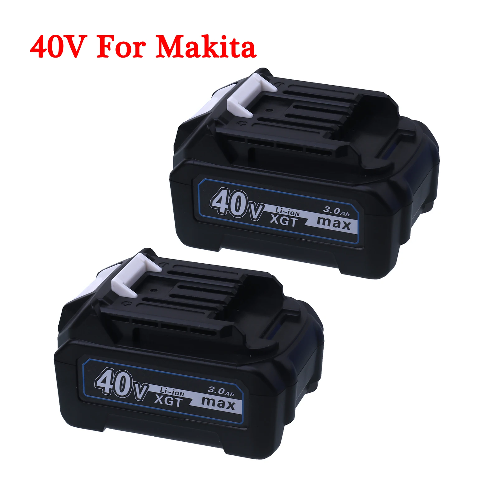 

1/2pcs 40V 3000mAh Li-ion Power Tools Replaceable battery For Makita BL4025 191B36-3 XGT40V-MAX 191B26-6 BL4030 BL4040