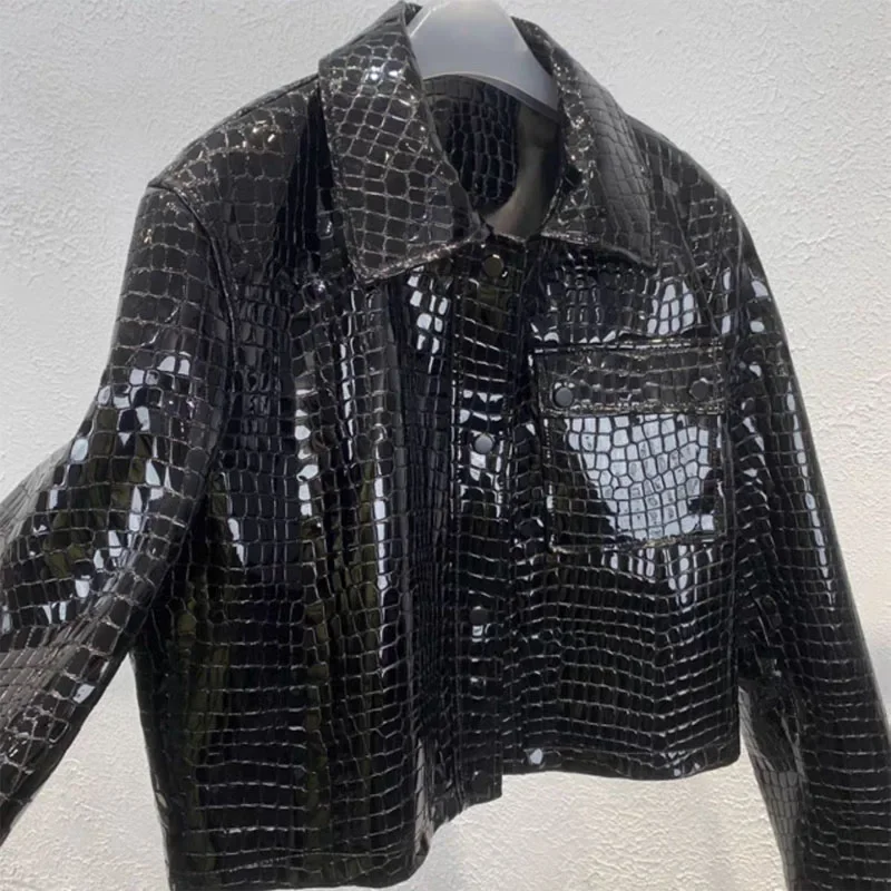 Весеннее женское пальто Новое поступление 2024 куртка из натуральной овчины