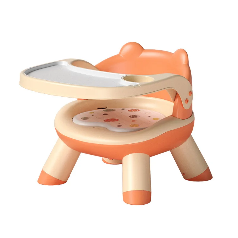 Children's Dining Chair Baby Small Stool Sofa Baby Call Chair Back Chair Home Eating Plastic Cartoon Non-slip