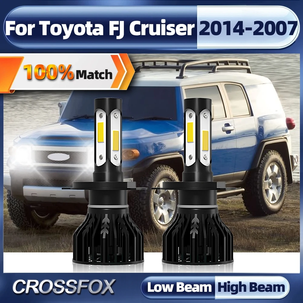 

H4 LED Headlight Bulbs 20000LM 6000K CSP Chips Auto Lamp Canbus Car Light 120W For Toyota FJ Cruiser 2014 2015 2016 2007