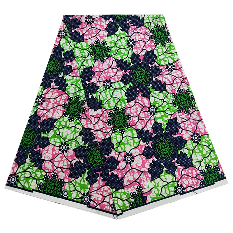 

Fashion African Wax Fabric Veritable Grand Wax Nigerian Ankara Prints Batik Fabrics Dutch Pagne 100% Cotton Loincloth HS0314