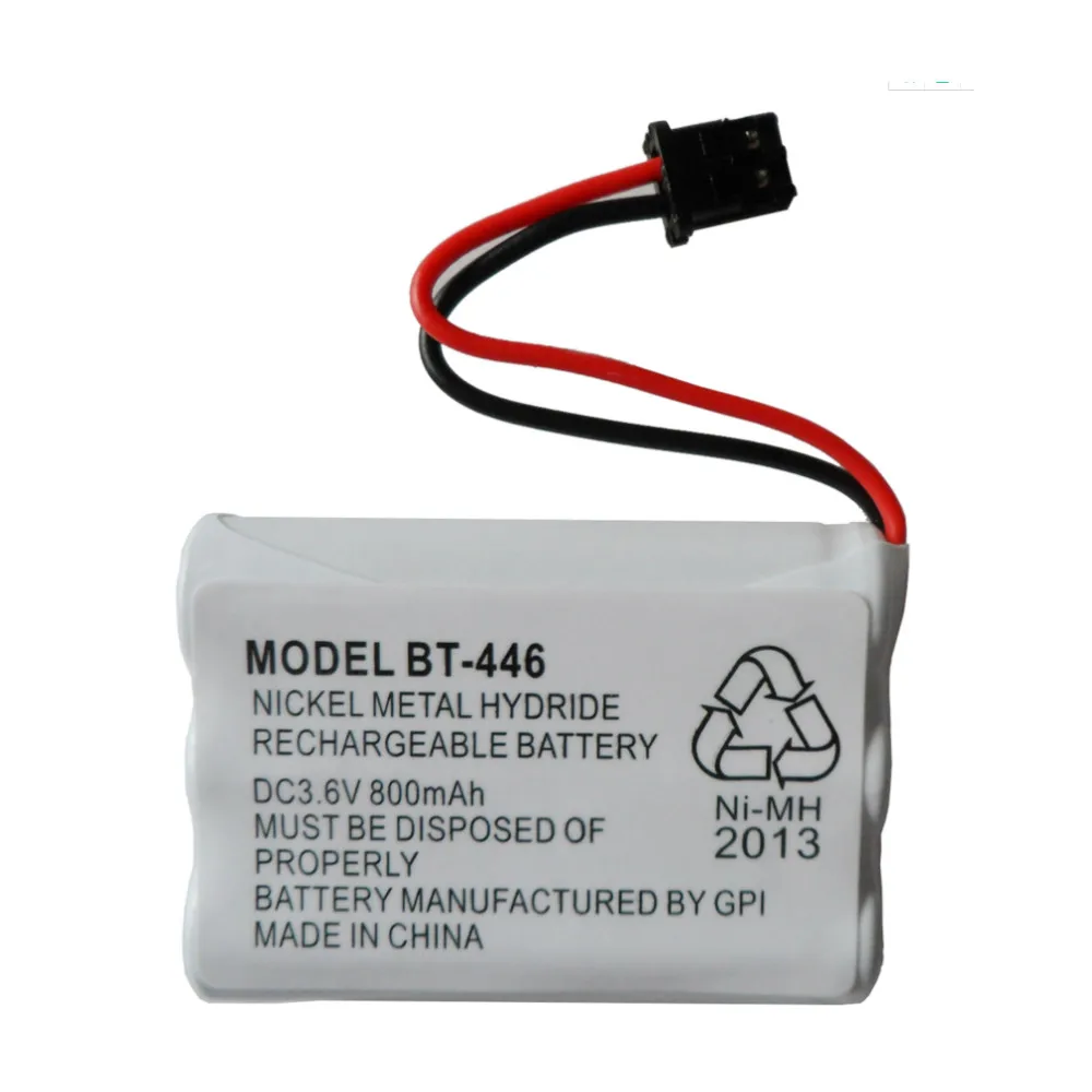 BT-446 3 6 V 800mAh AAA NiMH аккумуляторная батарея для телефона фототехники BP-446 BT-1005 BTY0457001