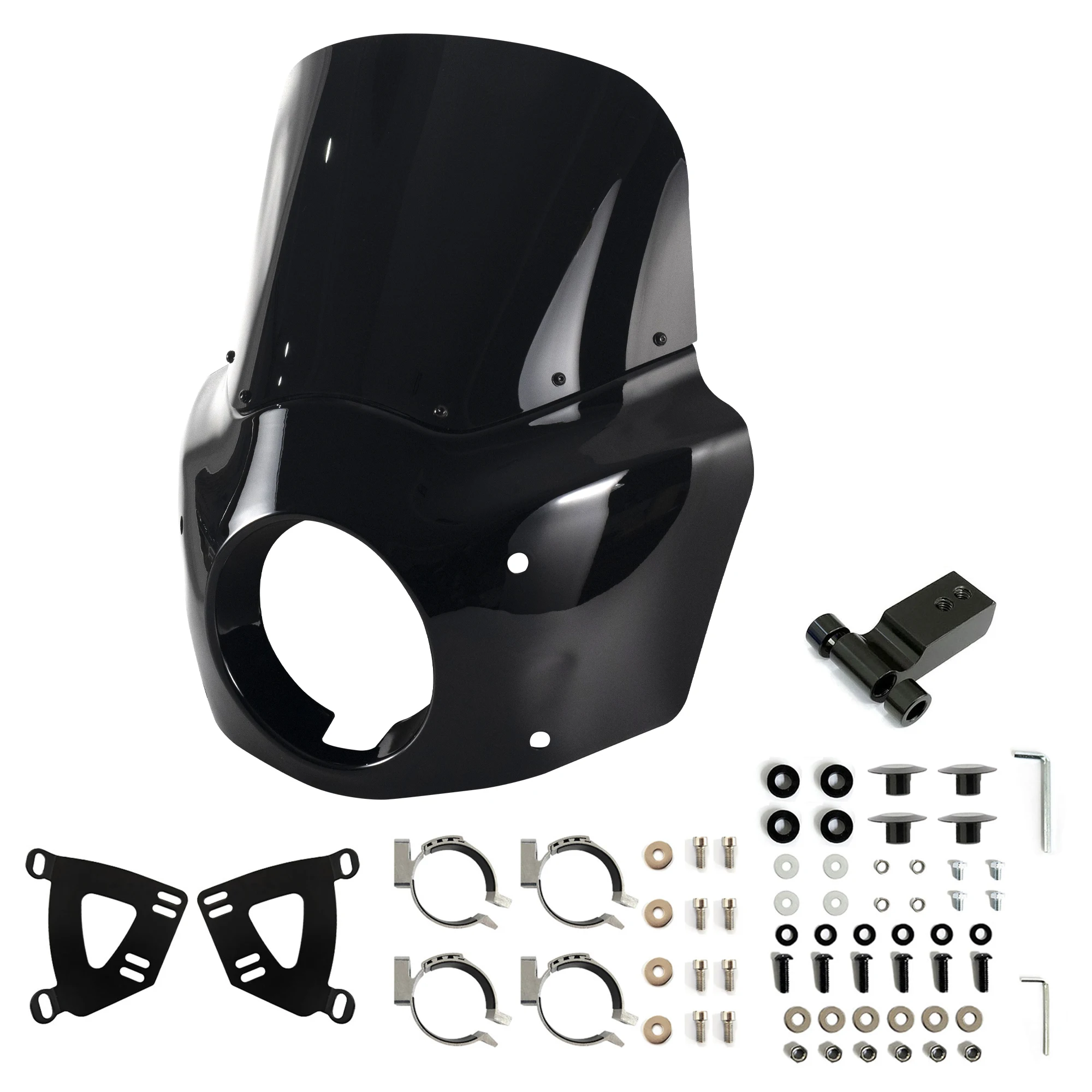 

Обтекатель Road Warrior, 11 дюймов, передний обтекатель лобового стекла для Harley Softail Street Bob FXBB 2018-2024, стандартный Softail FXST 2018-2021