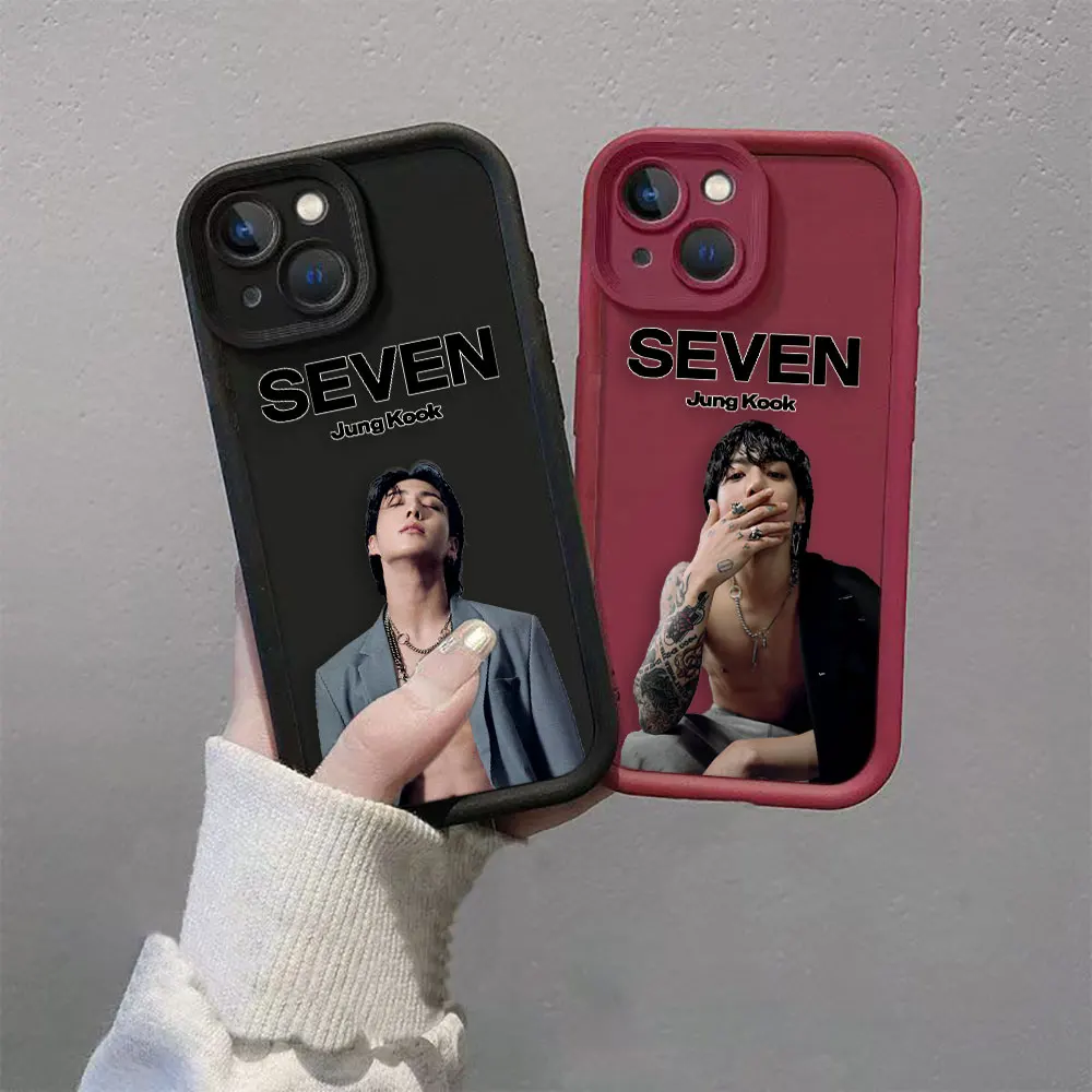 Чехол Singer J-Jungkook J-Jeon Seven Gold для Samsung A03 A03S A04 A04E A05 A05S A06 A12 A14 A15 A20 A22 M22 M54 ПРИМЕЧАНИЕ 20