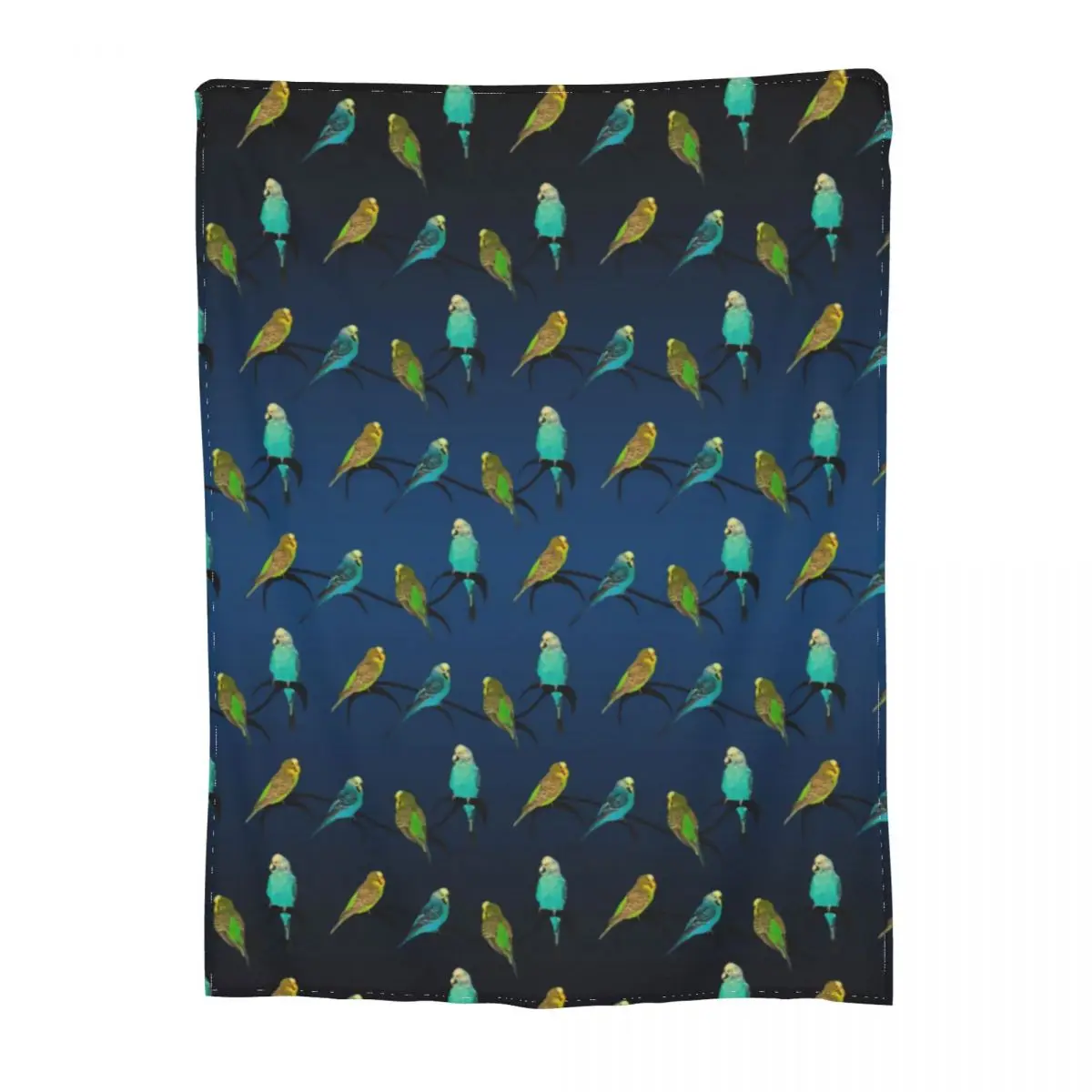 

Птицы рисунок питомца одеяло Budgie Frenzy мягкое одеяло для кемпинга Дешевое красочное флисовое покрывало